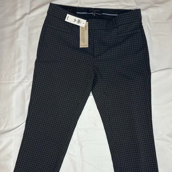NWT Banana Republic Square Print Dress Pants - 2 - Picture 2 of 10